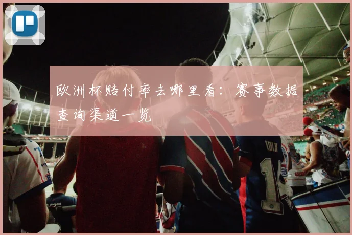 欧洲杯赔付率去哪里看：赛事数据查询渠道一览